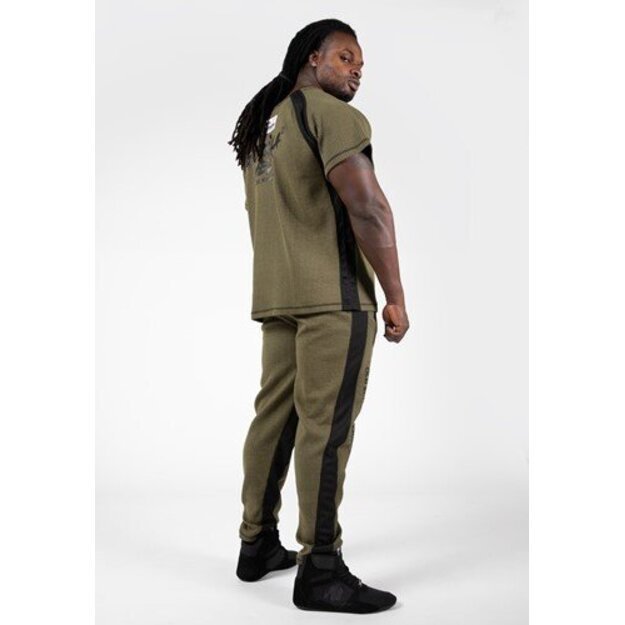 Gorilla Wear Augustine Old School Work Out Top - Army Green