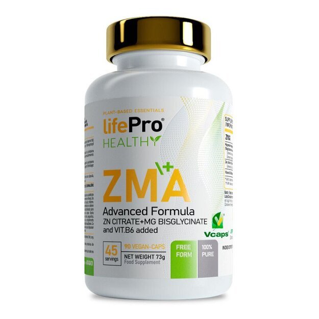 Life Pro Healthy ZMA 90 kaps (mega dozė) Life Pro Healthy ZMA 90 kaps (mega dozė)
