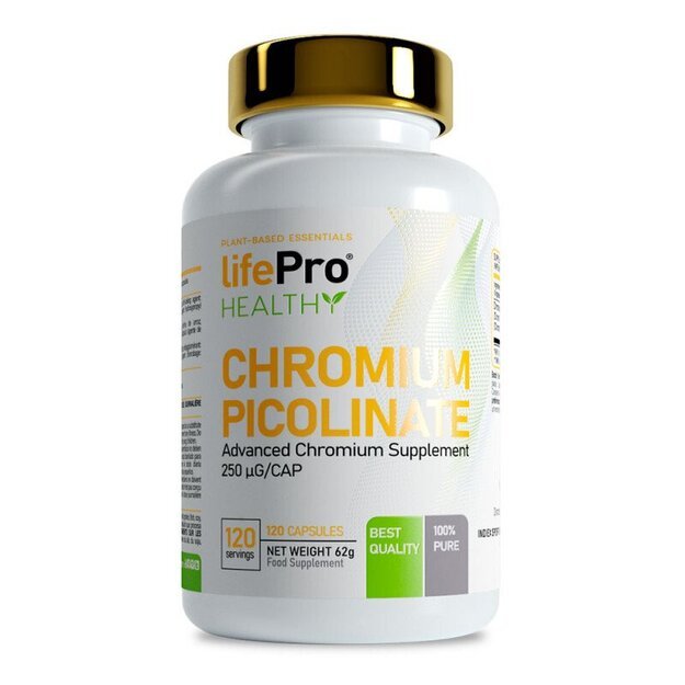Life Pro Essentials Chromo pikolinatas 120 kaps Life Pro Essentials Chromo pikolinatas 120 kaps