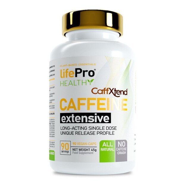 Life Pro Caffeine Extensive 200mg 90 Veg kaps Life Pro Caffeine Extensive 200mg 90 Veg kaps
