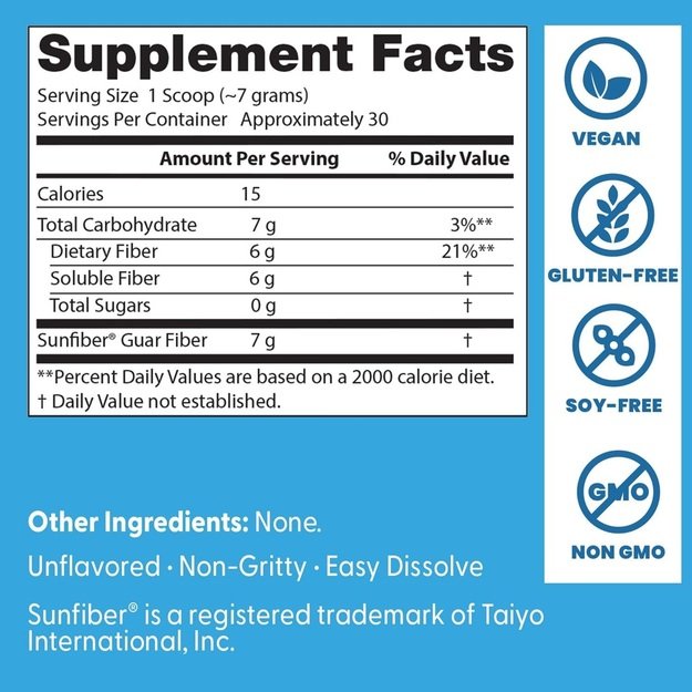 Doctor s BEST Prebiotic Sunfiber 210g  1