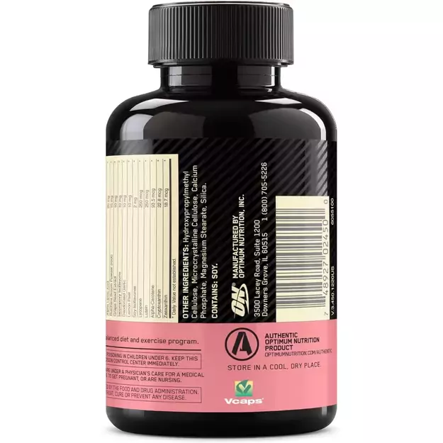 Optimum Nutrition Opti Women 60 kaps 2