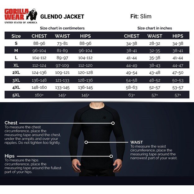 Gorilla Wear Glendo Jacket - Anthracite