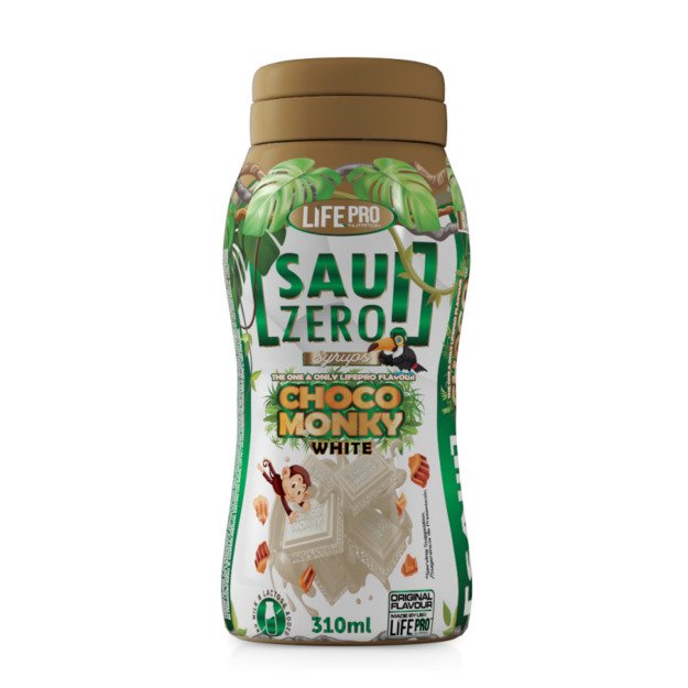 Sauzero Zero Calories White Choco Monky 310ml
