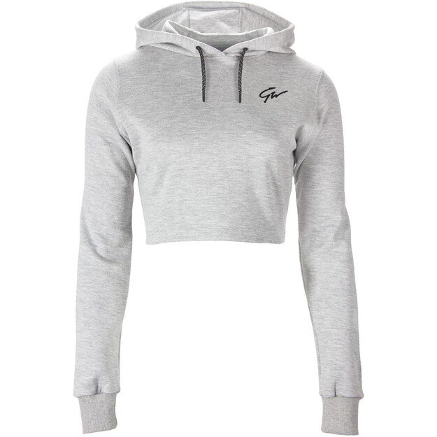 Gorilla Wear Pixley Crop Top Hoodie - Gray