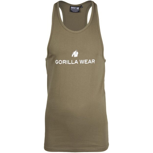 Gorilla Wear Carter Stretch Tank Top - Army Green