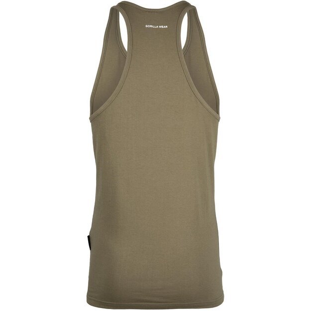 Gorilla Wear Carter Stretch Tank Top - Army Green