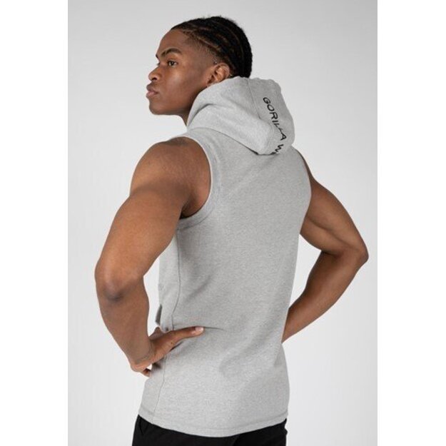 Gorilla Wear Lincoln Sleeveless Hoodie - Gray