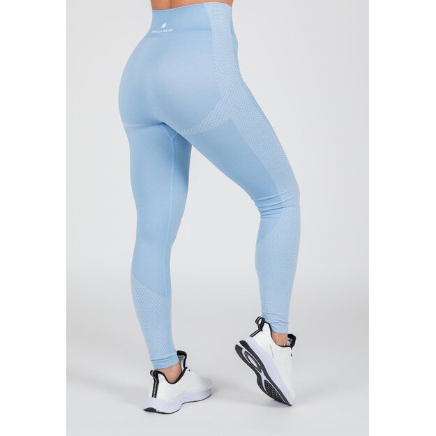 Gorilla Wear Selah Seamless Leggings - Light Blue 1