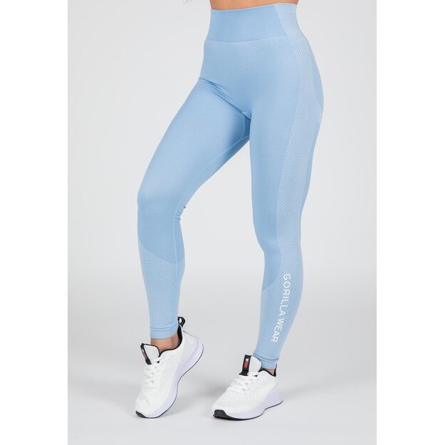 Gorilla Wear Selah Seamless Leggings - Light Blue