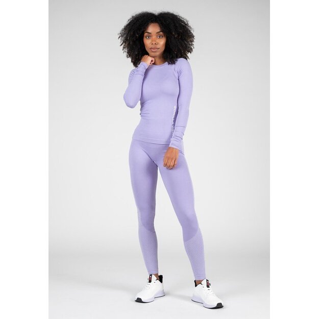 Gorilla Wear Selah Seamless Long Sleeve - Lilac