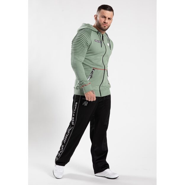 Gorilla Wear Georgia Zipped Hoodie - Green