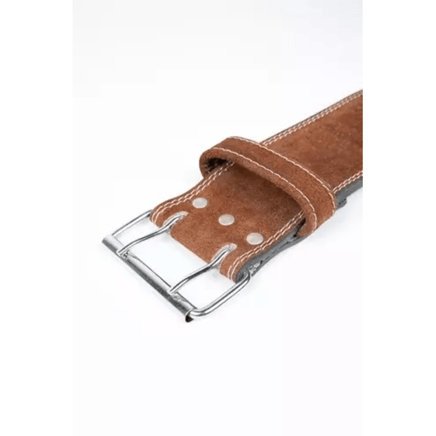 Gorilla Wear 4 INCH Leather Lifting Belt - Brown