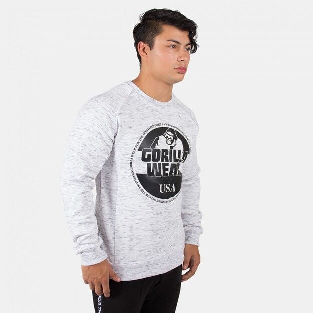 Gorilla Wear Bloomington Crewneck Sweatshirt - Mixed Gray