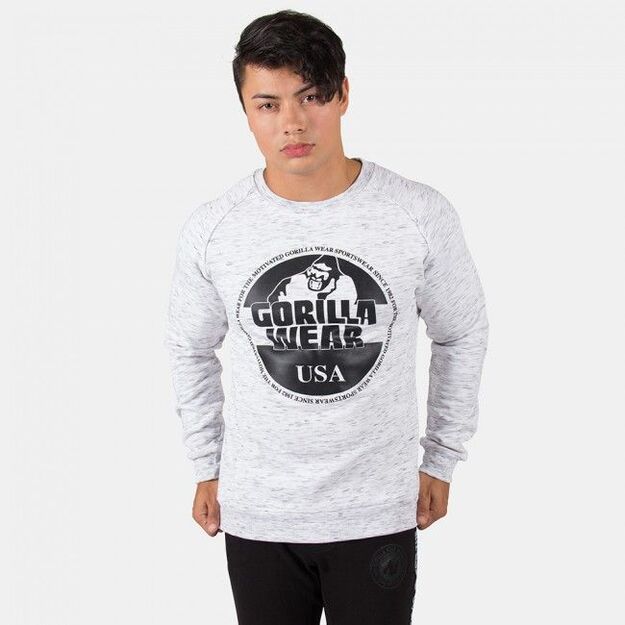 Gorilla Wear Bloomington Crewneck Sweatshirt - Mixed Gray