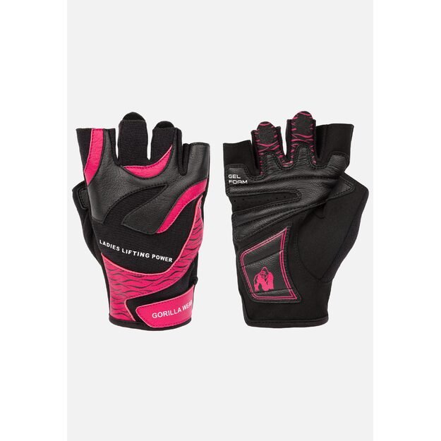 Gorilla Wear Women s Fitness Gloves 2.0 - Black/Pink