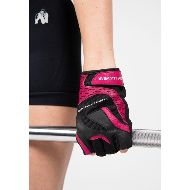 Gorilla Wear Women s Fitness Gloves 2.0 - Black/Pink