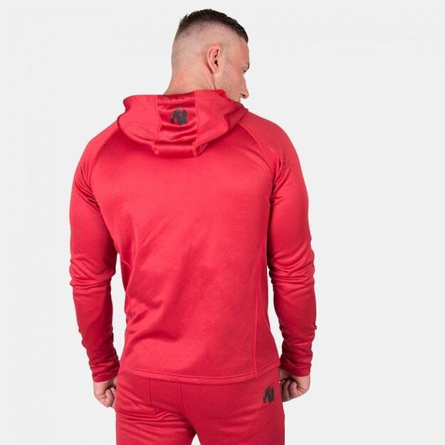 Gorilla Wear Bridgeport Zipped Hoodie - Red