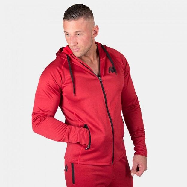 Gorilla Wear Bridgeport Zipped Hoodie - Red