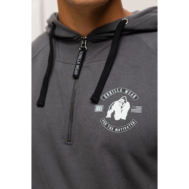 Gorilla Wear Huntley Sleeveless Hoodie Dark grey 6