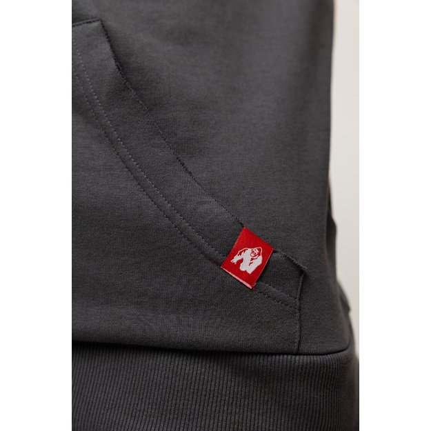 Gorilla Wear Huntley Sleeveless Hoodie Dark grey 5