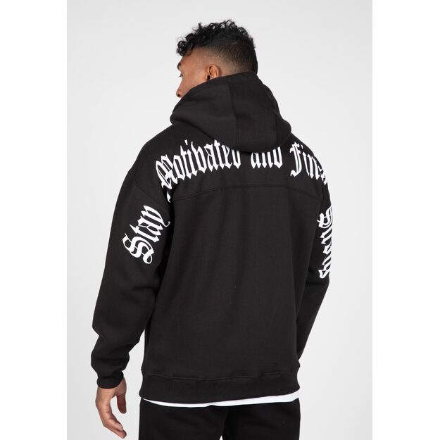 Gorilla Wear Utah Zipped Hoodie - Black 7