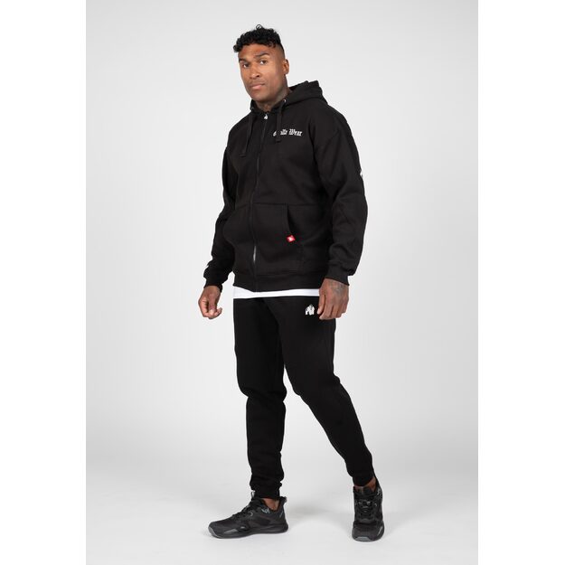 Gorilla Wear Utah Zipped Hoodie - Black 6