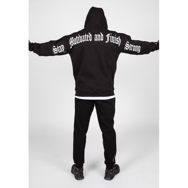 Gorilla Wear Utah Zipped Hoodie - Black 9