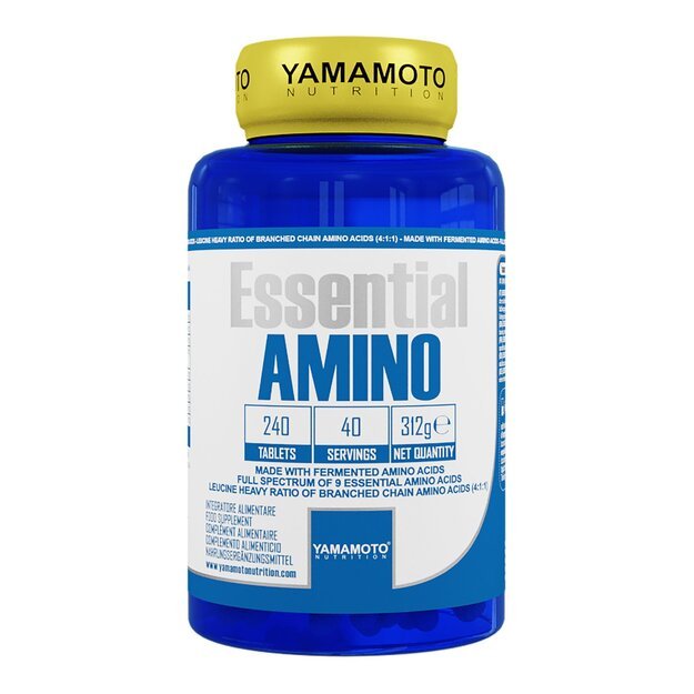 Yamamoto Nutrition Essential Amino New Formula 240 tab (EAA) Yamamoto Nutrition Essential Amino New Formula 240 tab (EAA)