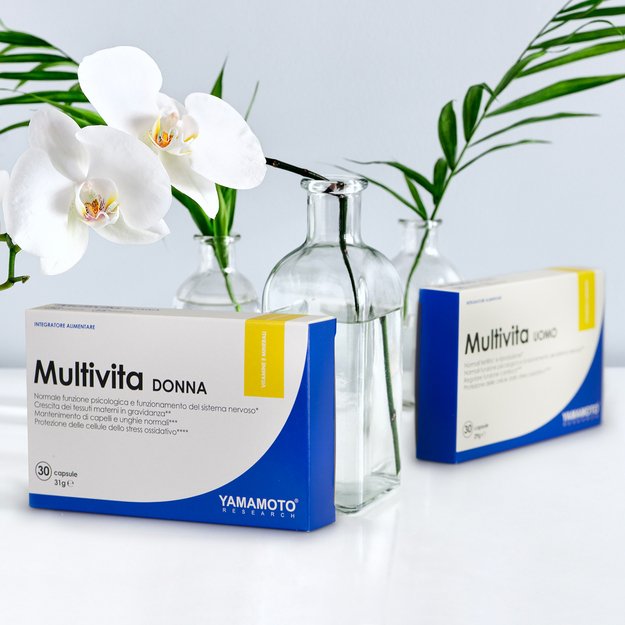Yamamoto Multivita DONNA vitaminai moterims 30 kaps 1 Yamamoto Multivita DONNA vitaminai moterims 30 kaps 1