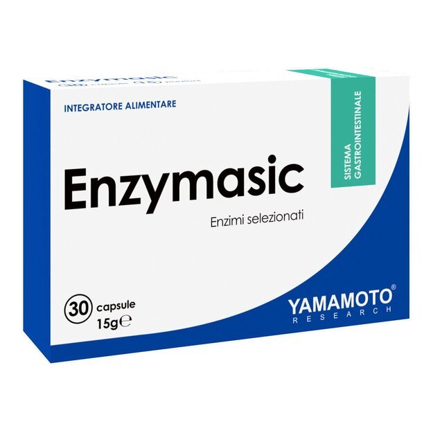 Yamamoto Nutrition Enzymasic 30 kaps virškinimo enzimai Yamamoto Nutrition Enzymasic 30 kaps virškinimo enzimai
