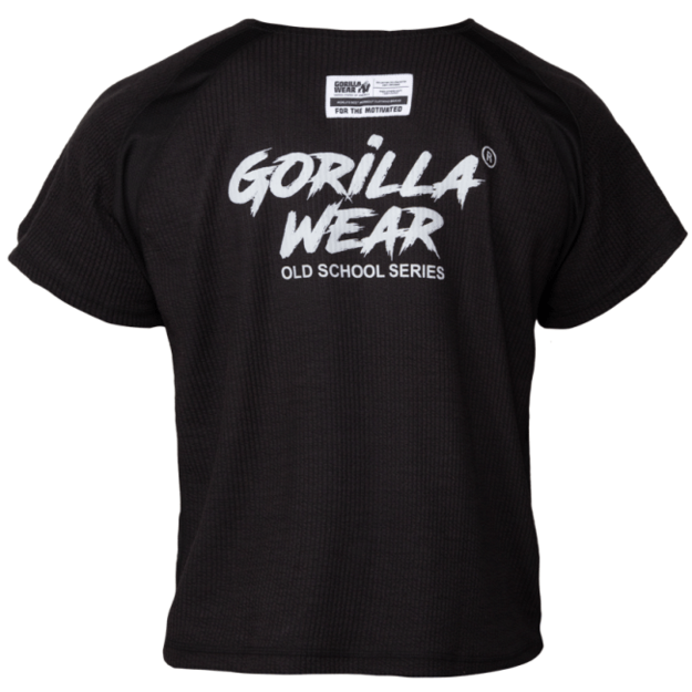 Gorilla Wear Augustine Old School Work Out Top - Black