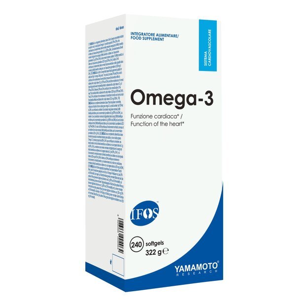 Yamamoto Nutrition Omega 3 240 kaps (ifos) 71% Yamamoto Nutrition Omega 3 240 kaps (ifos) 71%
