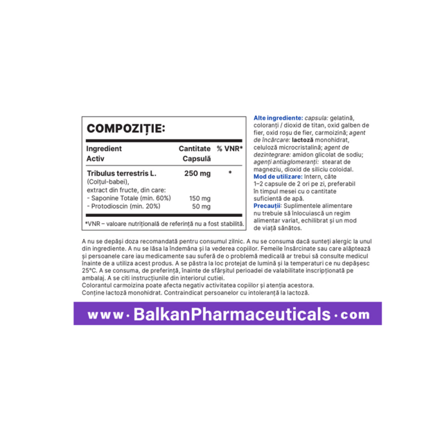 BalkanPharmaceuticals TriBull 60 kaps 4