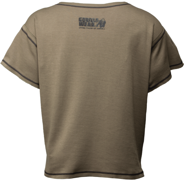 Gorilla Wear Sheldon Workout Top - Army Green