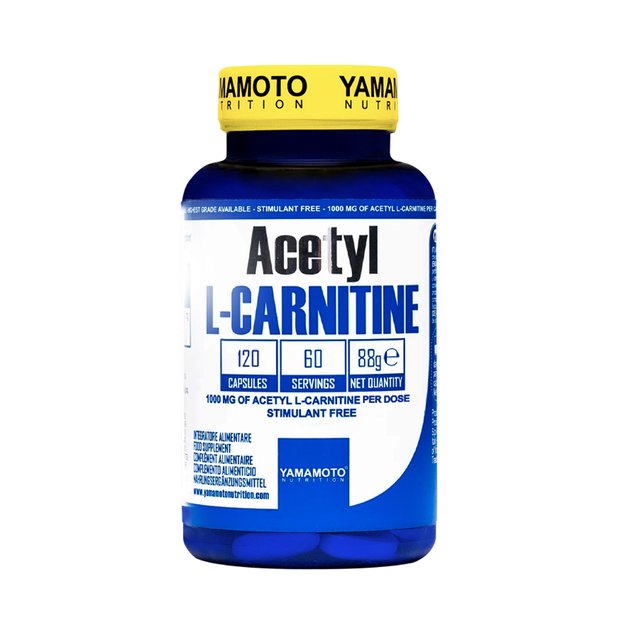 Yamamoto Nutrition Acetyl L-Carnitine 120 kaps Yamamoto Nutrition Acetyl L-Carnitine 120 kaps