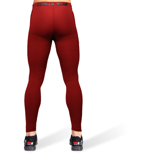 Gorilla Wear Smart Tights - Burgundy Red