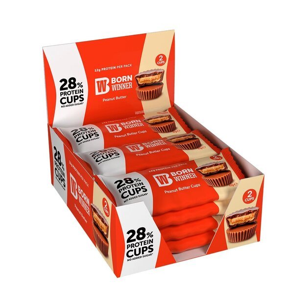 BW Protein Cups with Peanut filling 12 x 44g BW Protein Cups with Peanut filling 12 x 44g