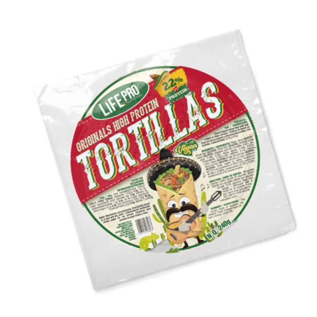 Life Pro Fit Food Tortillas High Protein 6 vnt X 40G Life Pro Fit Food Tortillas High Protein 6 vnt X 40G