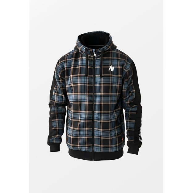 Gorilla Wear Kenton Zipped Jacket - Black/Blue