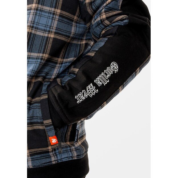 Gorilla Wear Kenton Zipped Jacket - Black/Blue 7