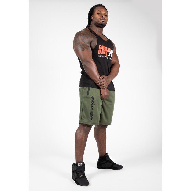 Gorilla Wear Mercury Mesh Shorts - Army Green/Black