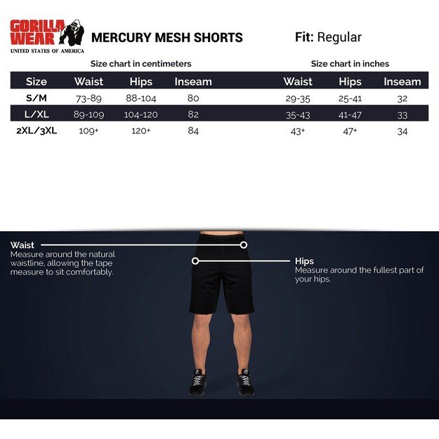 Gorilla Wear Mercury Mesh Shorts - Army Green/Black