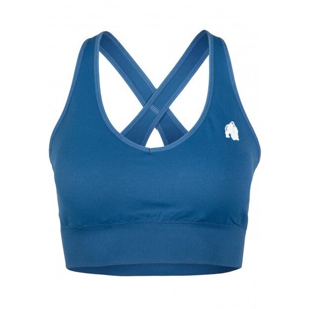 Gorilla Wear Hilton Seamless Sports Bra - Blue