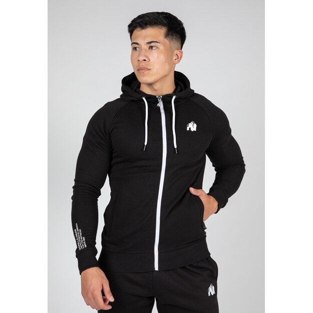 Gorilla Wear Payette Zipped Hoodie - Black