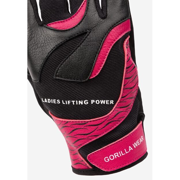 Gorilla Wear Women s Fitness Gloves 2.0 - Black/Pink 2