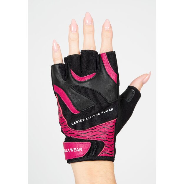 Gorilla Wear Women s Fitness Gloves 2.0 - Black/Pink 3
