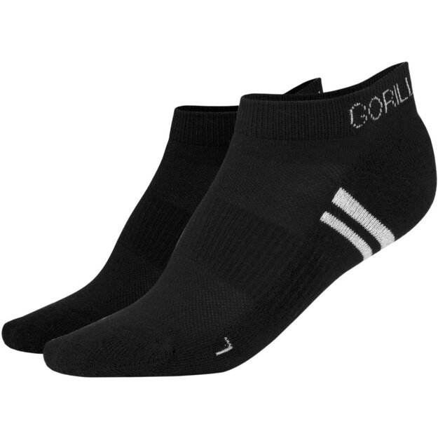 Gorilla Wear Quarter Socks 2-Pack - Black