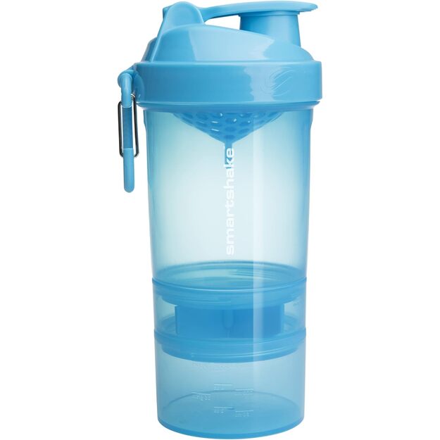 SmartShake Original 2go 600ml + 2 talpos (Blue)