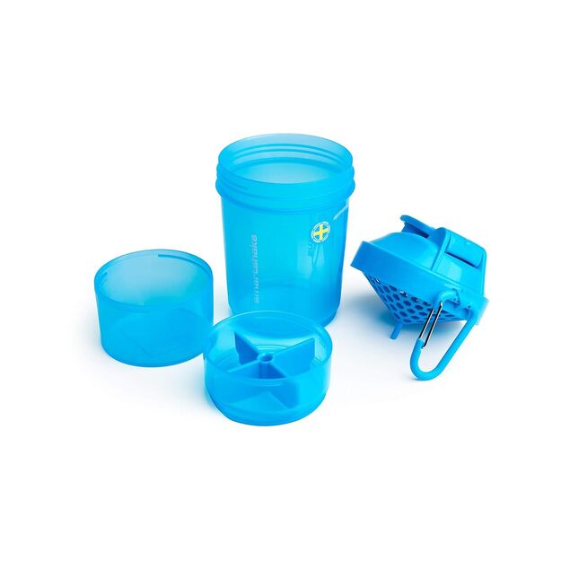 SmartShake Original 2go 600ml + 2 talpos (Blue) 2